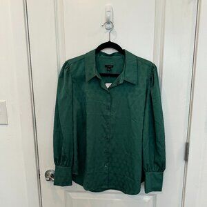Ann Taylor Factory Emerald Blouse